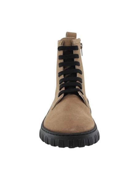 Botines Barefoot cordones Mum Aria Latte