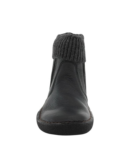 Botines barefoot El Naturalista Alpine Grass Tami Black calcetin
