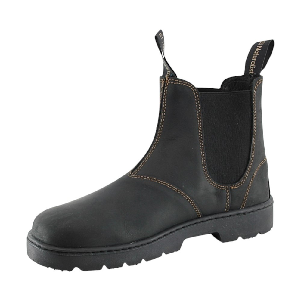 Botines barefoot El Naturalista Nomada cordones Black