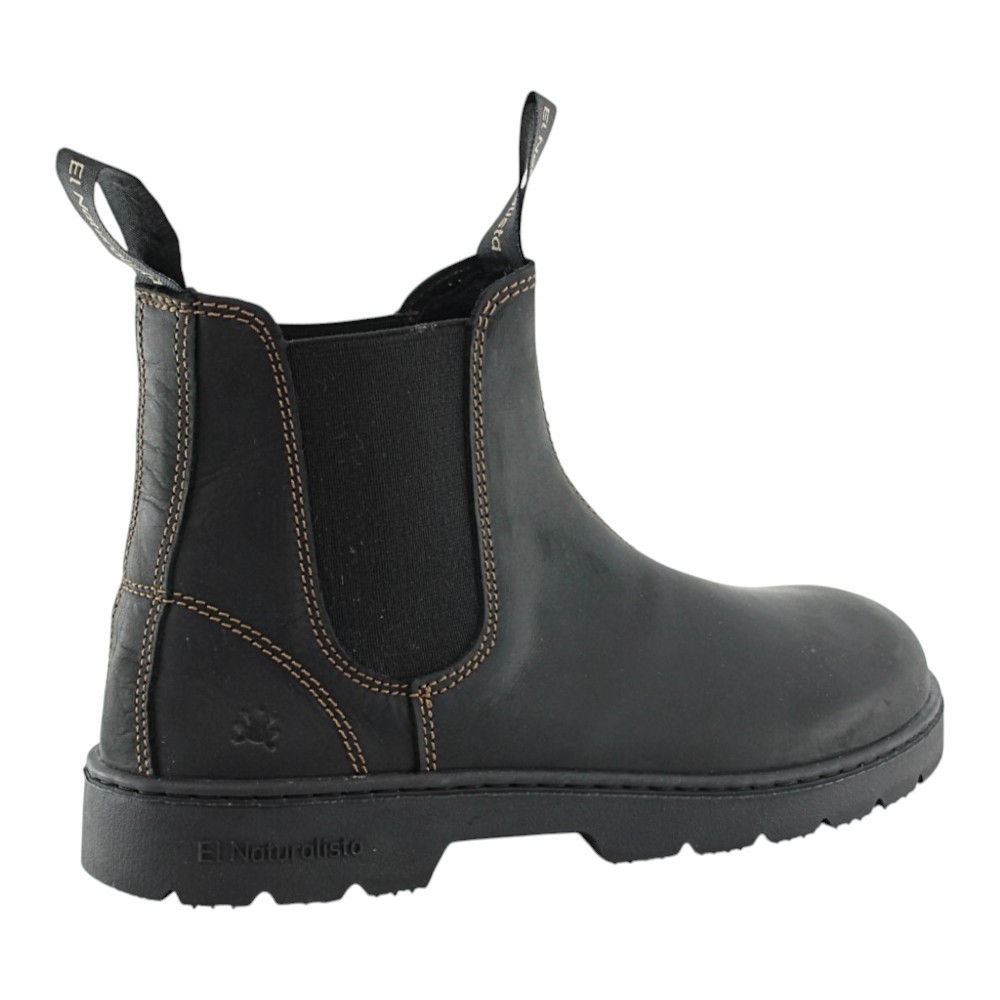 Botines barefoot El Naturalista Nomada cordones Black