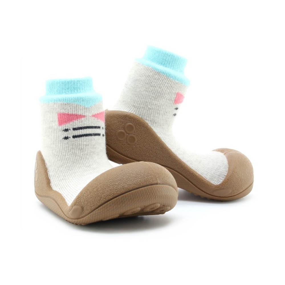 Zapatos Attipas Tie Gris-Marrón