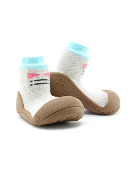 Zapatos Attipas Tie Gris-Marrón