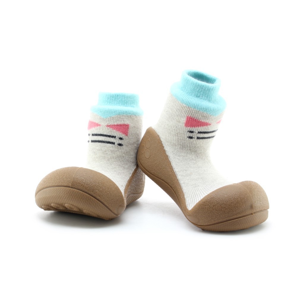 Zapatos Attipas Tie Gris-Marrón