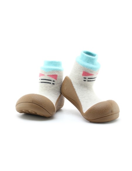 Zapatos Attipas Tie Gris-Marrón