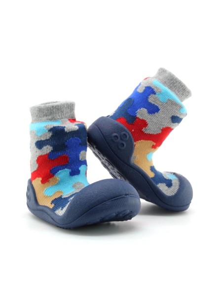 Zapatos Attipas Puzzle Azul