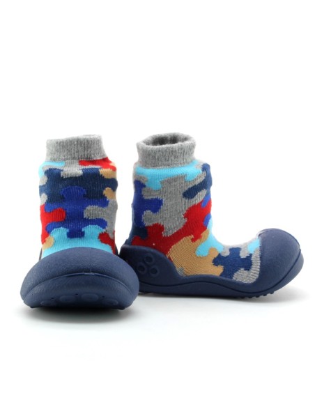 Zapatos Attipas Puzzle Azul