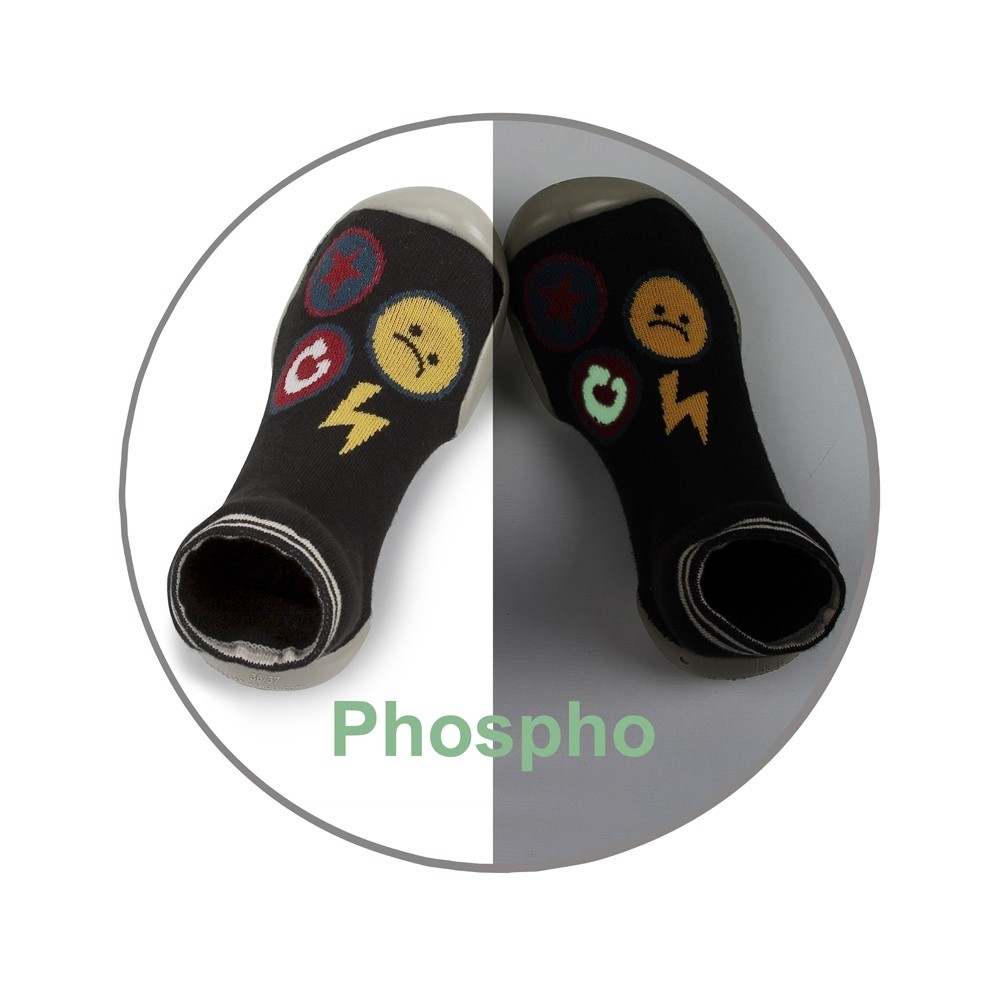 Calecetines con suela Collégien Pins Negro