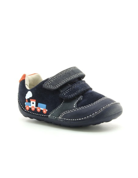 Zapatos Bebé Clarks Tiny Tom Azul