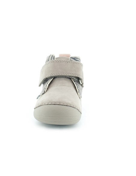 Zapatos Kickers Sabio Gris Zebra.