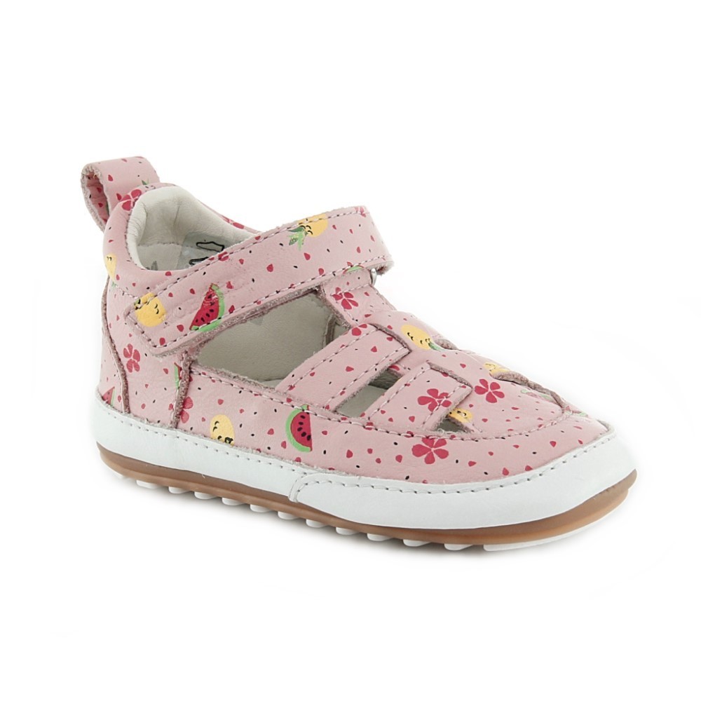 Sandalias Robeez Miniz Rosa