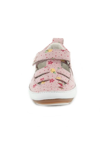 Sandalias Robeez Miniz Rosa