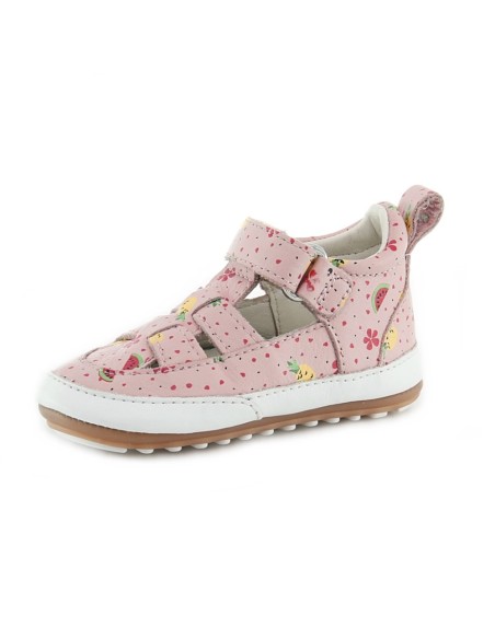 Sandalias Robeez Miniz Rosa