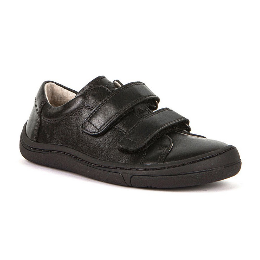 Colegiales barefoot Froddo D-Velcro Negro