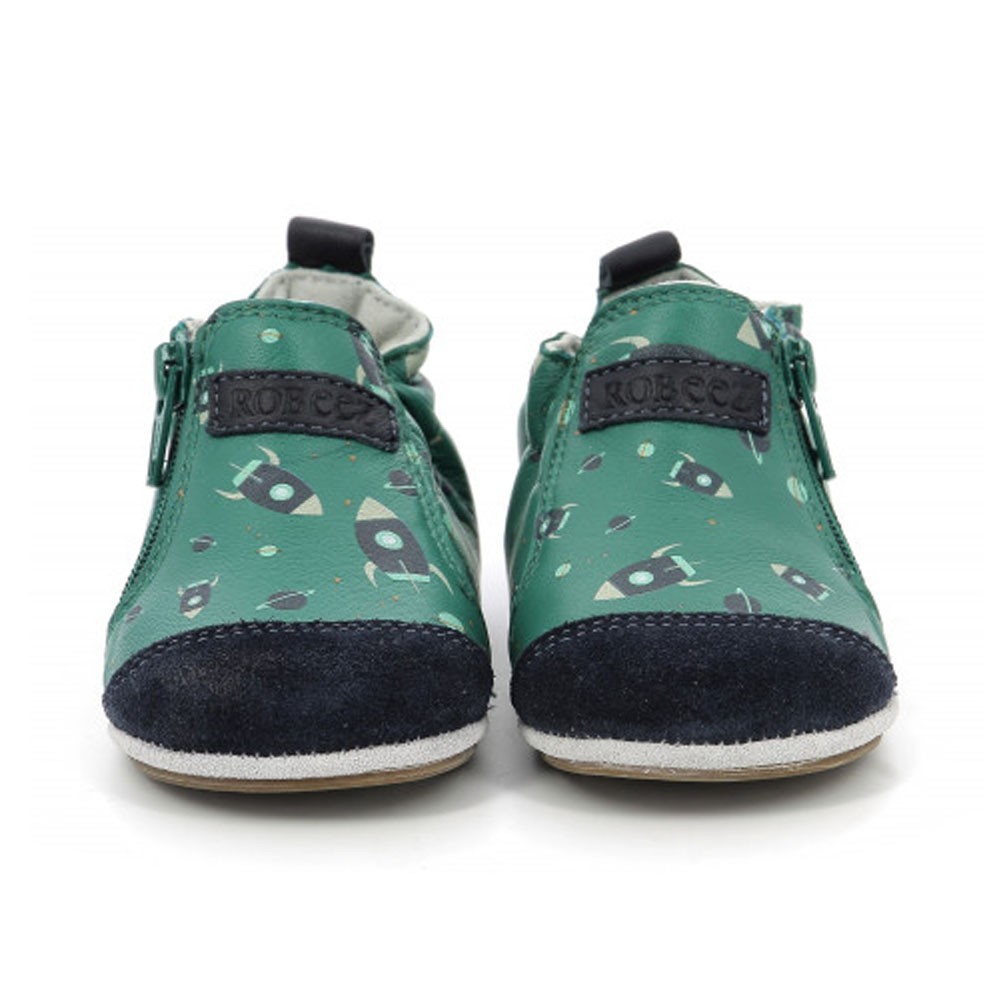 Zapatos Robeez Rocket Trip Verde Cohete