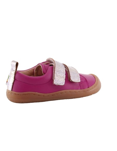 Zapatos respetuosos Poppis Nono Piel Magenta