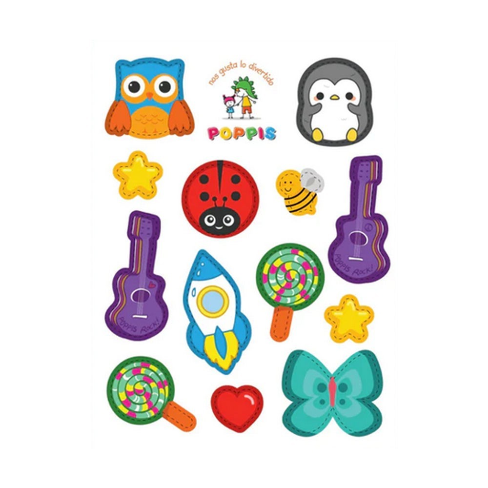 Pegatinas parta Poppis multidibujo 2