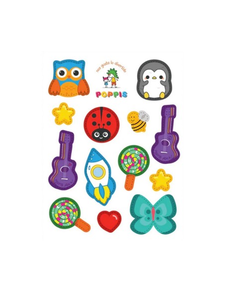 Pegatinas parta Poppis multidibujo 2