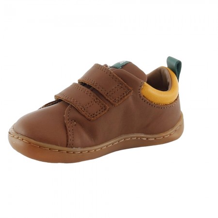 Zapatos Camper Kids Peu velcro Marrón