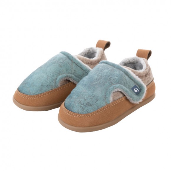 Zapatos  Baby Lobitos Éter Azul-Gris-Marrón forro térmico