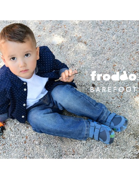 Zapatillas Froddo Barefoot D-Velcro Jeans
