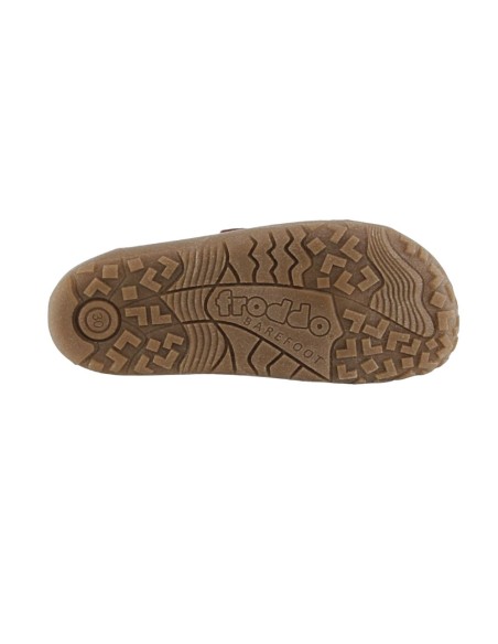 Calzado barefoot Froddo D-Velcro Granate