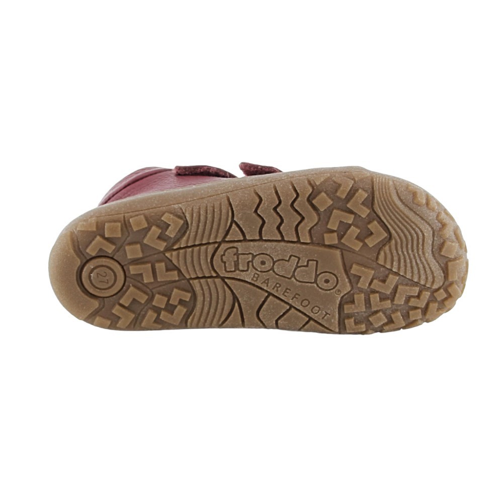 Botines barefoot Froddo Granate