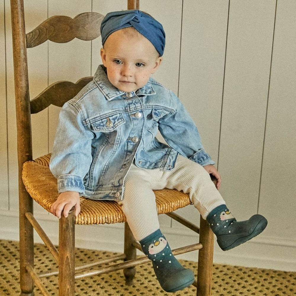 Calcetinas Attipas Penguin Azul