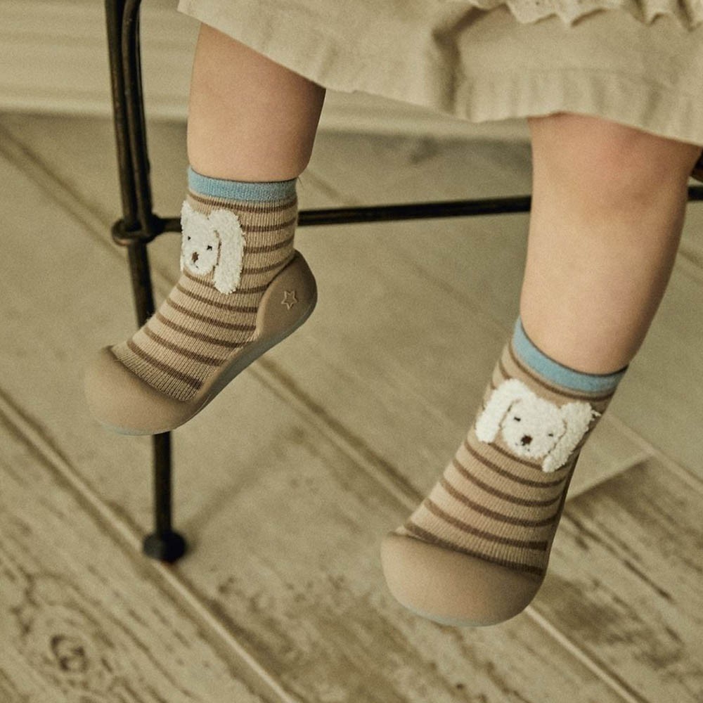 Calcetinas Attipas Big Ears Rabbit Beige