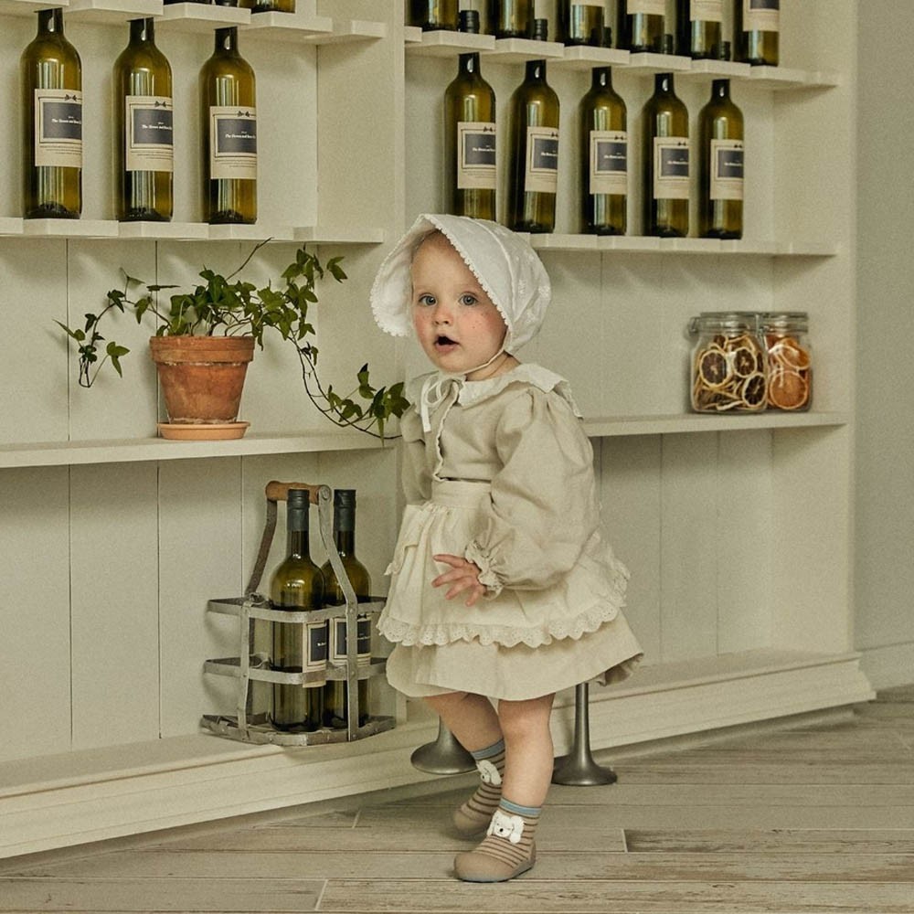 Calcetinas Attipas Big Ears Rabbit Beige