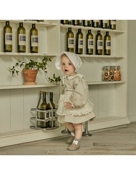 Calcetinas Attipas Big Ears Rabbit Beige