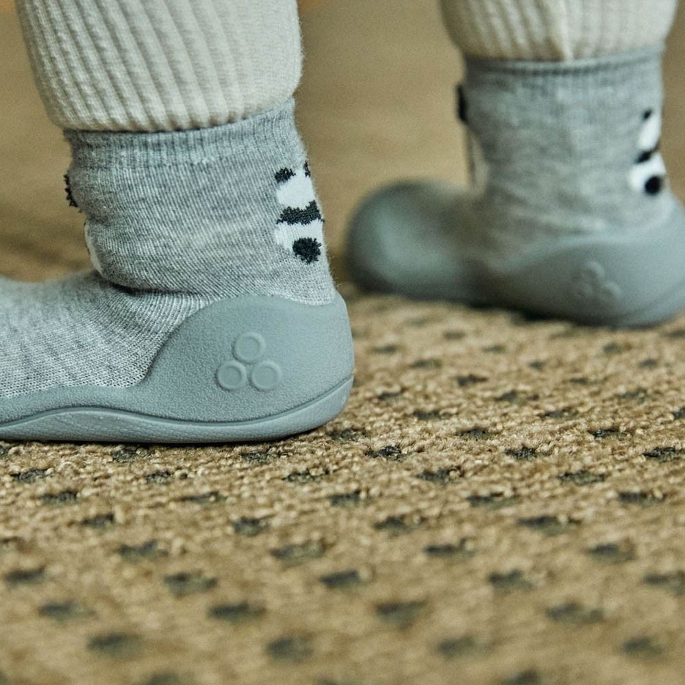 Calcetinas Attipas Panda Gris