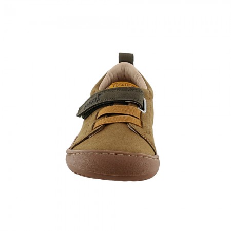 Zapatos Barefoot Flexi Nens 9006-R Marrón-Verde