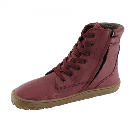 Botines impermeables barefoot Froddo Tex Laces Granate