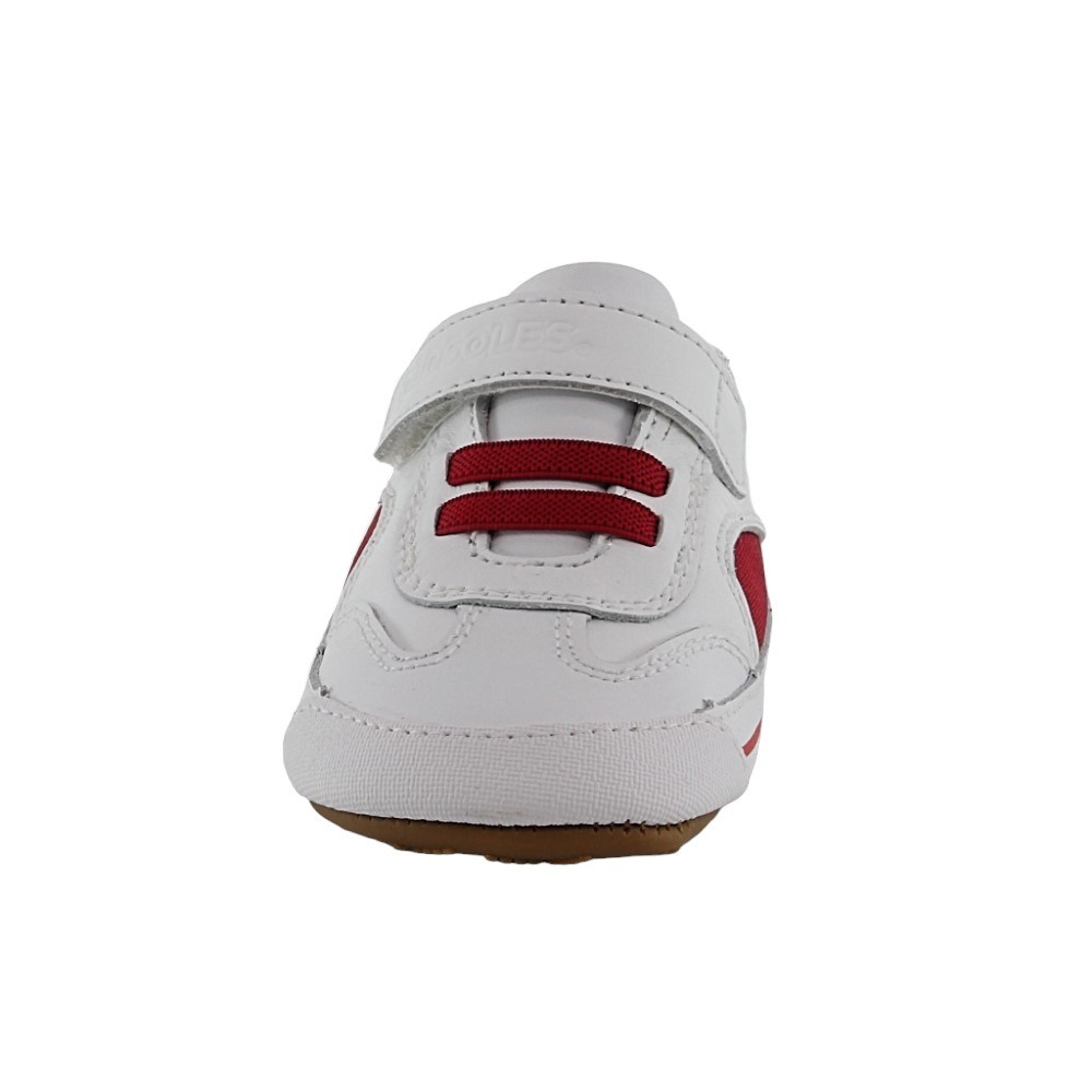 Calzado respetuoso Old Soles Badge Blanco-Rojo