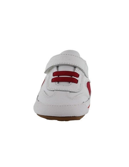 Calzado respetuoso Old Soles Badge Blanco-Rojo