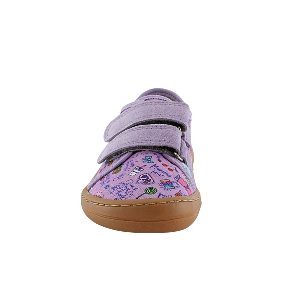 Zapatillas Froddo Barefoot Lila Estampado