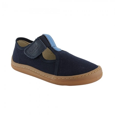 Zapatillas barefoot abiertas Froddo Azul-Jeans