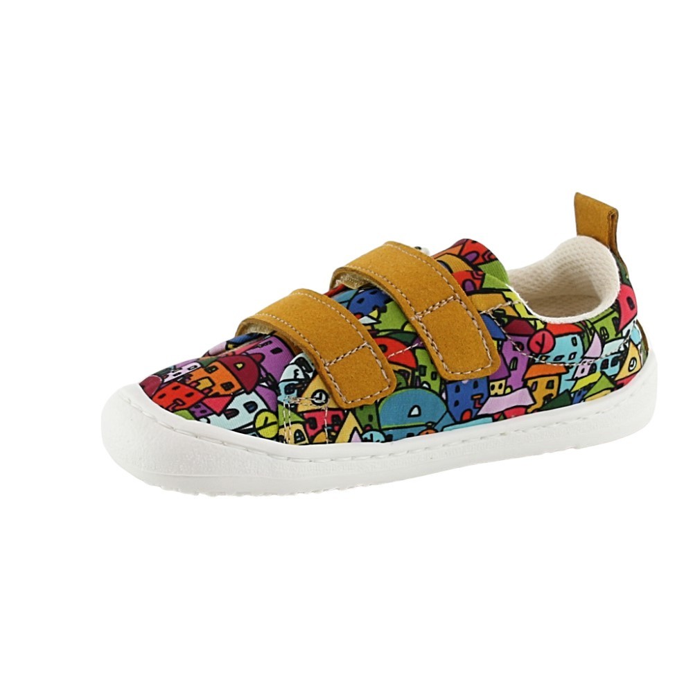 Zapatillas barefoot Flexi Nens 9110-R Casitas Multicolor
