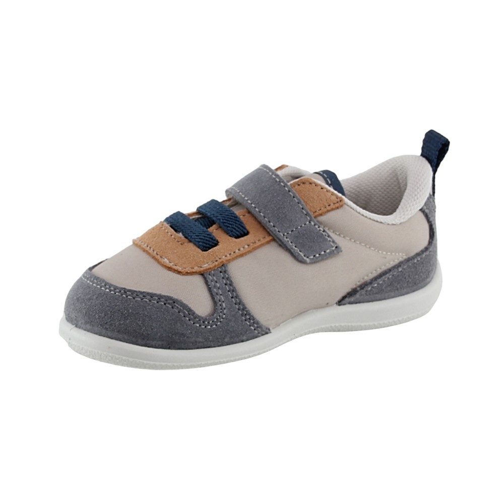 Zapatillas ZapyFlex Velcro y elástico Gris