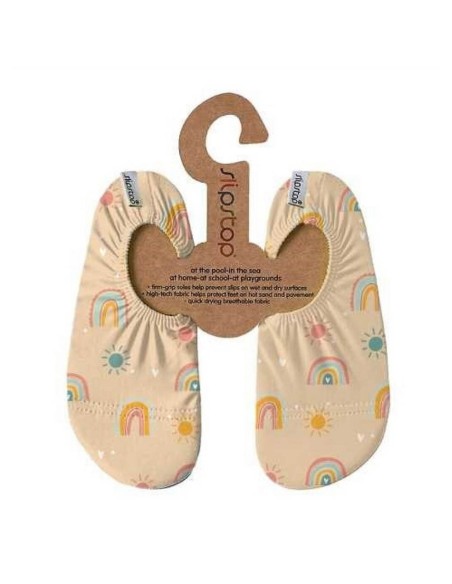 Escarpines respetuosos SlipStop Rainbow Beige