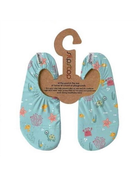 Escarpines respetuosos SlipStop Aquarium Turquesa