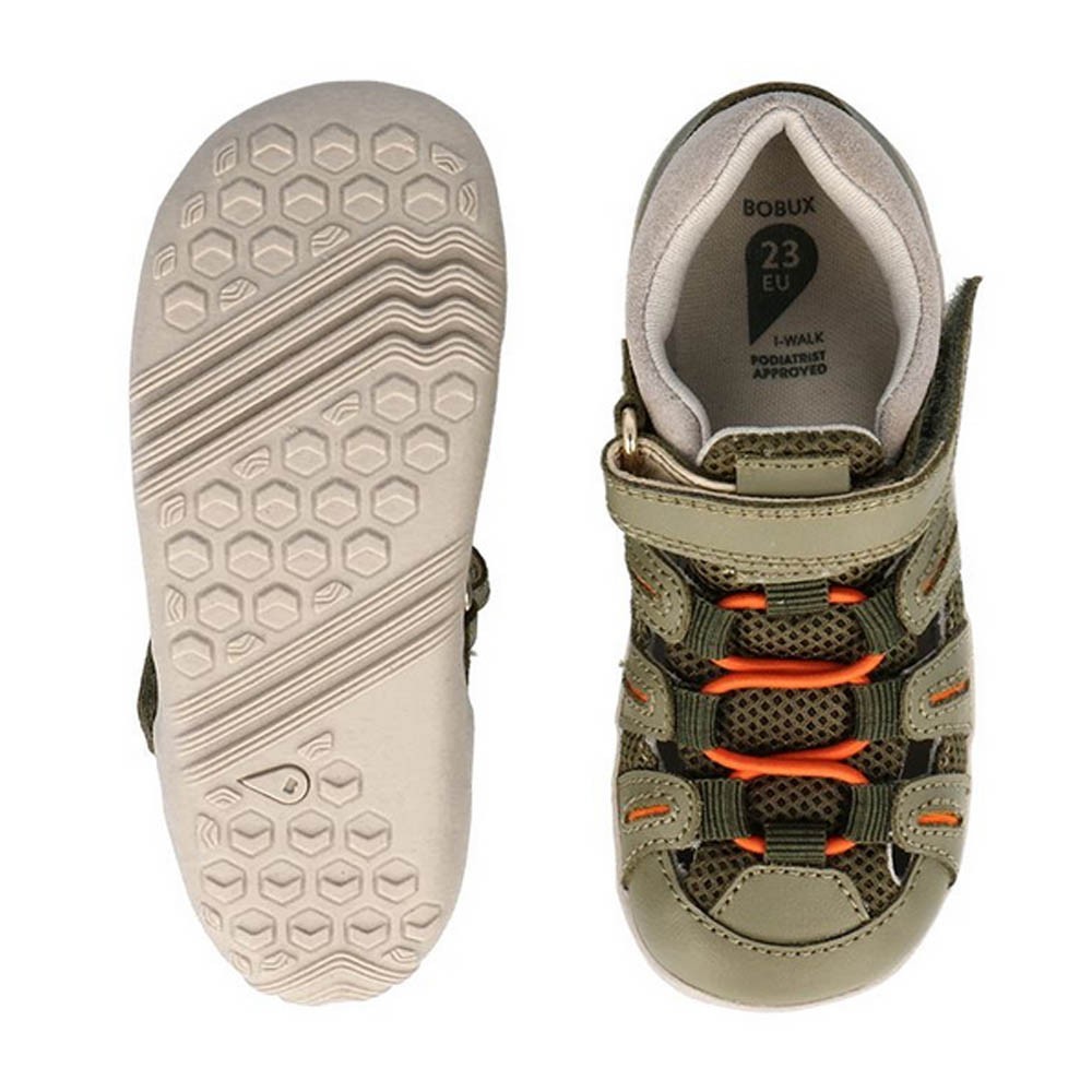 Sandalias respetuosas Bobux Summit Oliva