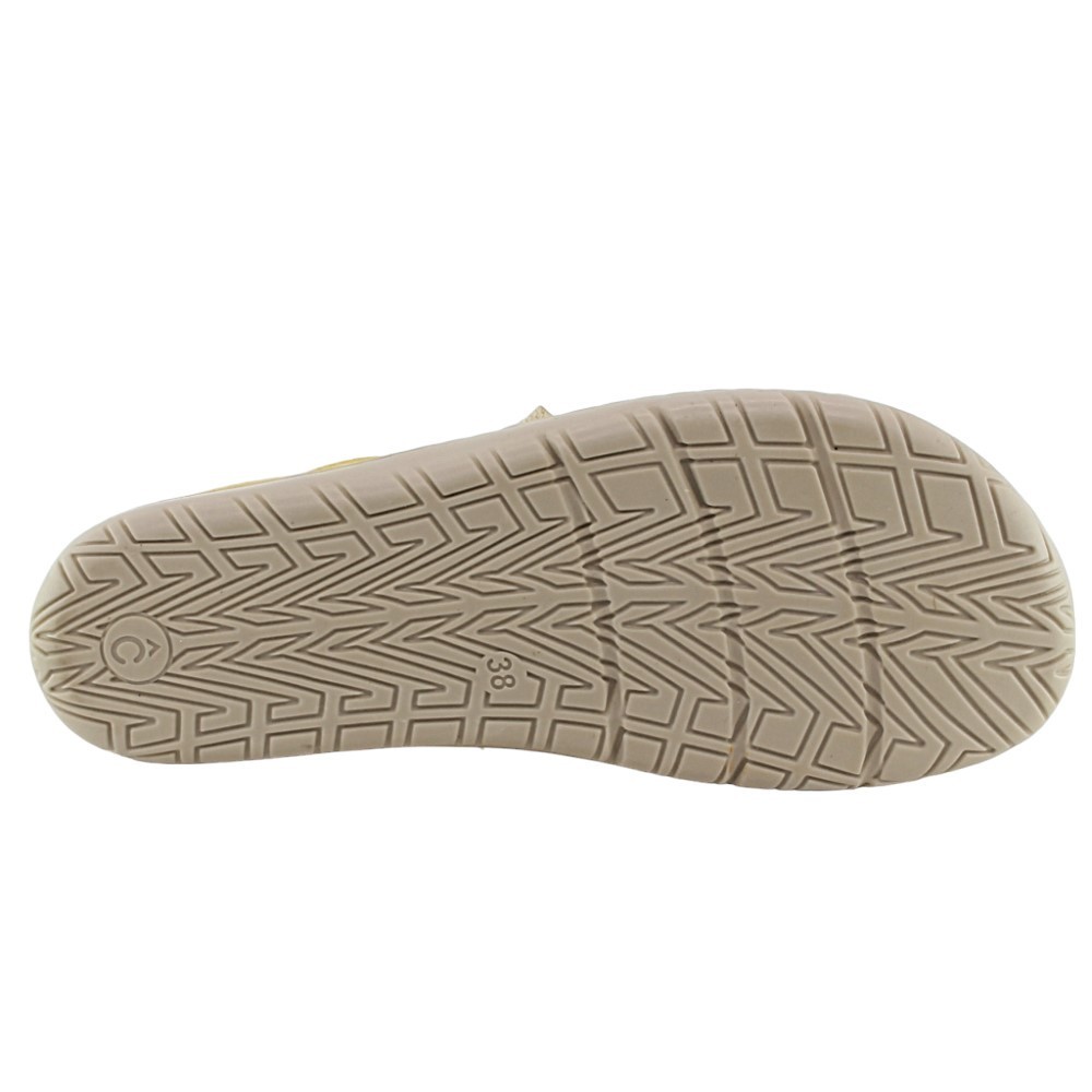 Zapatillas barefoot de lona Coqueflex  15222-A Mostaza