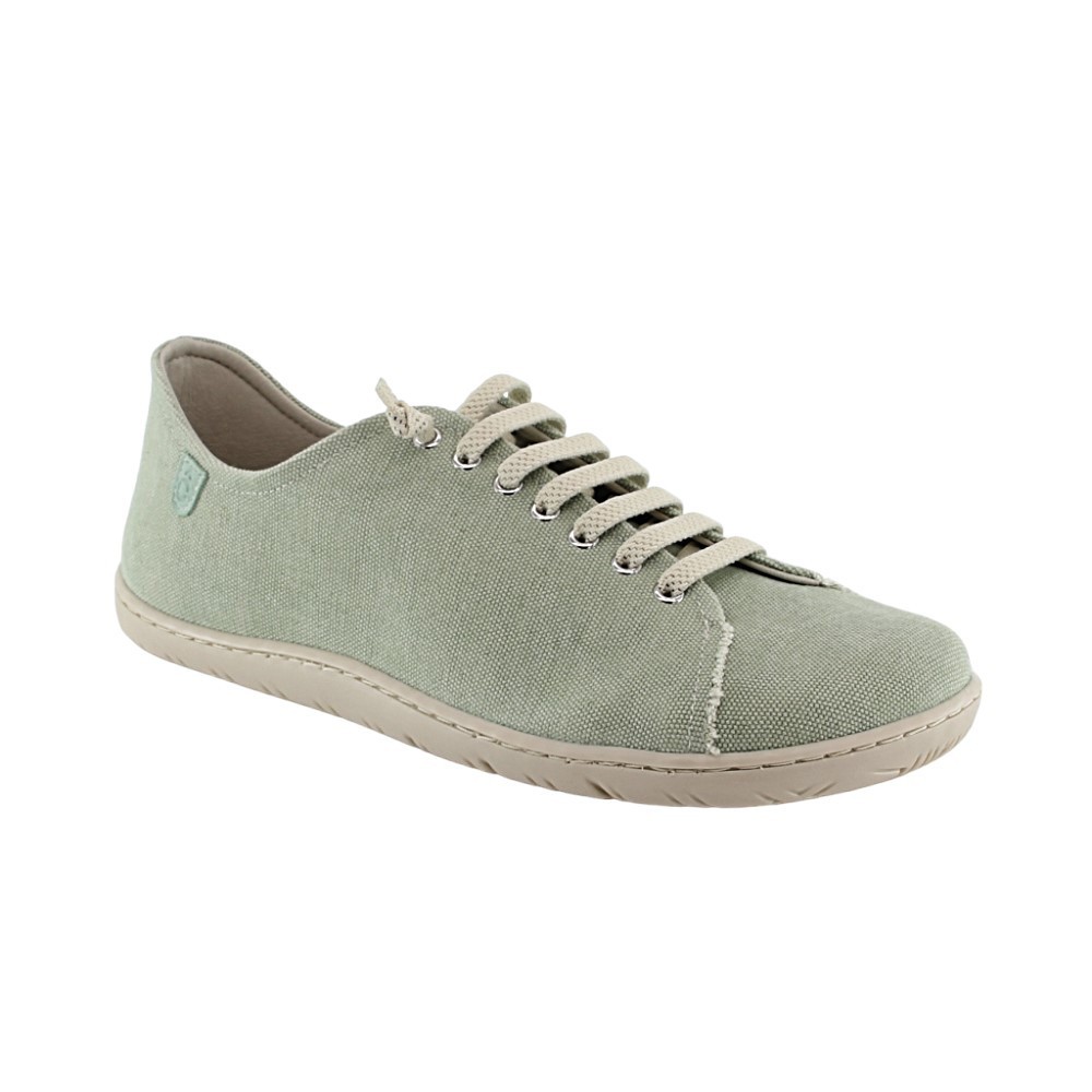 Zapatillas barefoot de lona Coqueflex 15222-A Verde