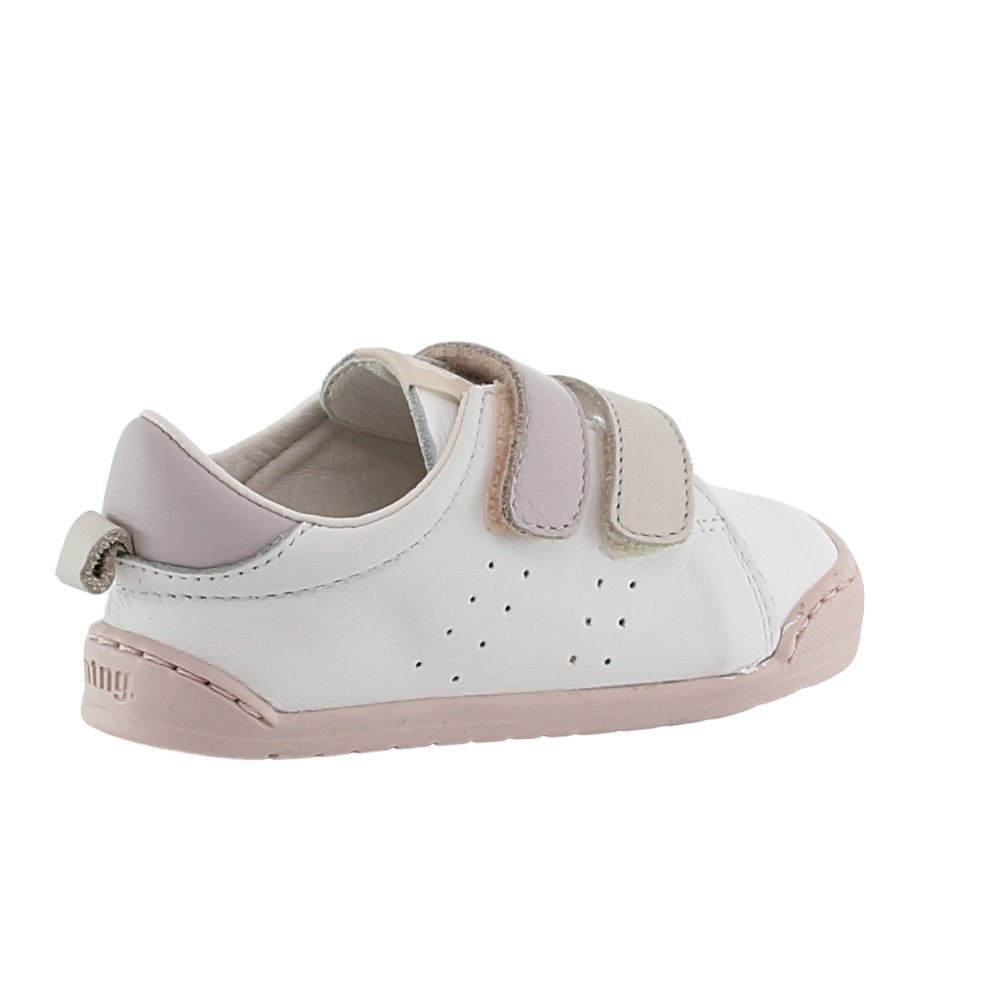 Zapatillas Mustang Free Blanco-Rosa