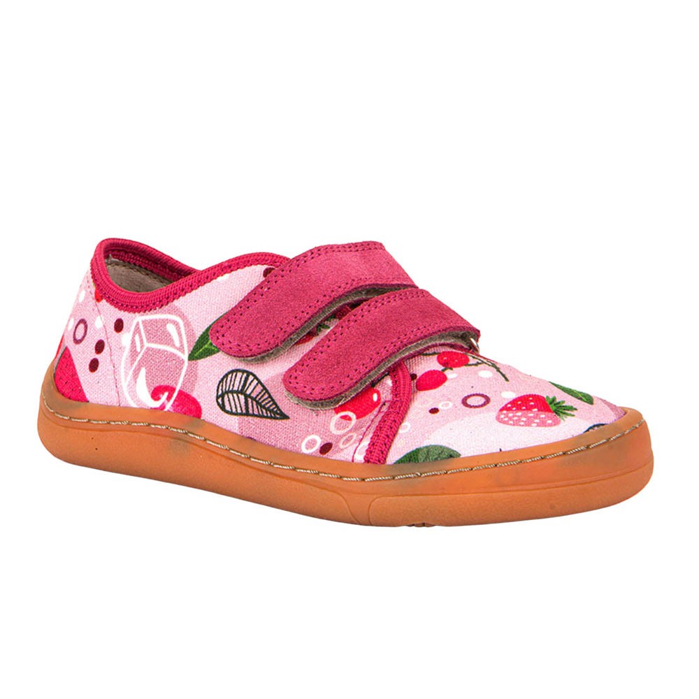 Zapatillas barefoot Froddo Frasas Rosa-Fucsia