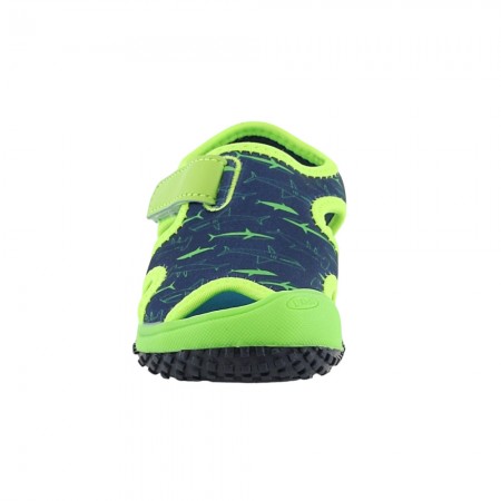 Sandalias de agua Bubble Kids Tiburones Azul-Verde