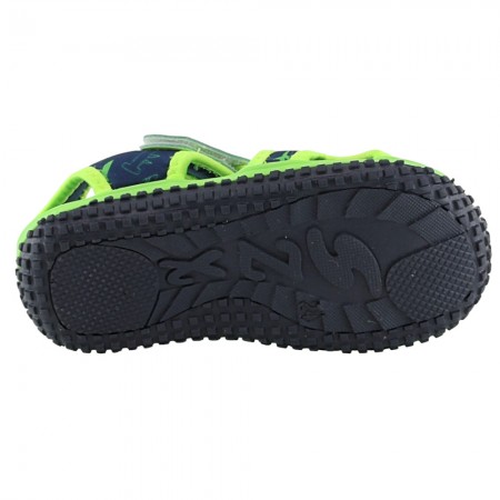 Sandalias de agua Bubble Kids Tiburones Azul-Verde