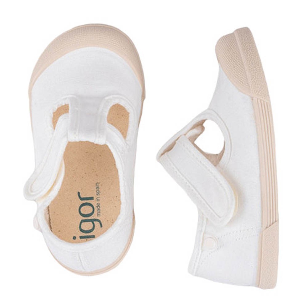 Zapatillas de lona barefoot Igor Pepito Blanco