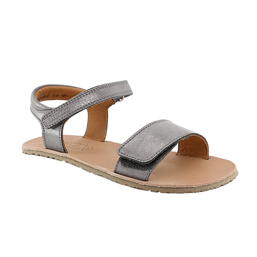 Sandalias barefoot Froddo Flexy Lia Gris Plateado